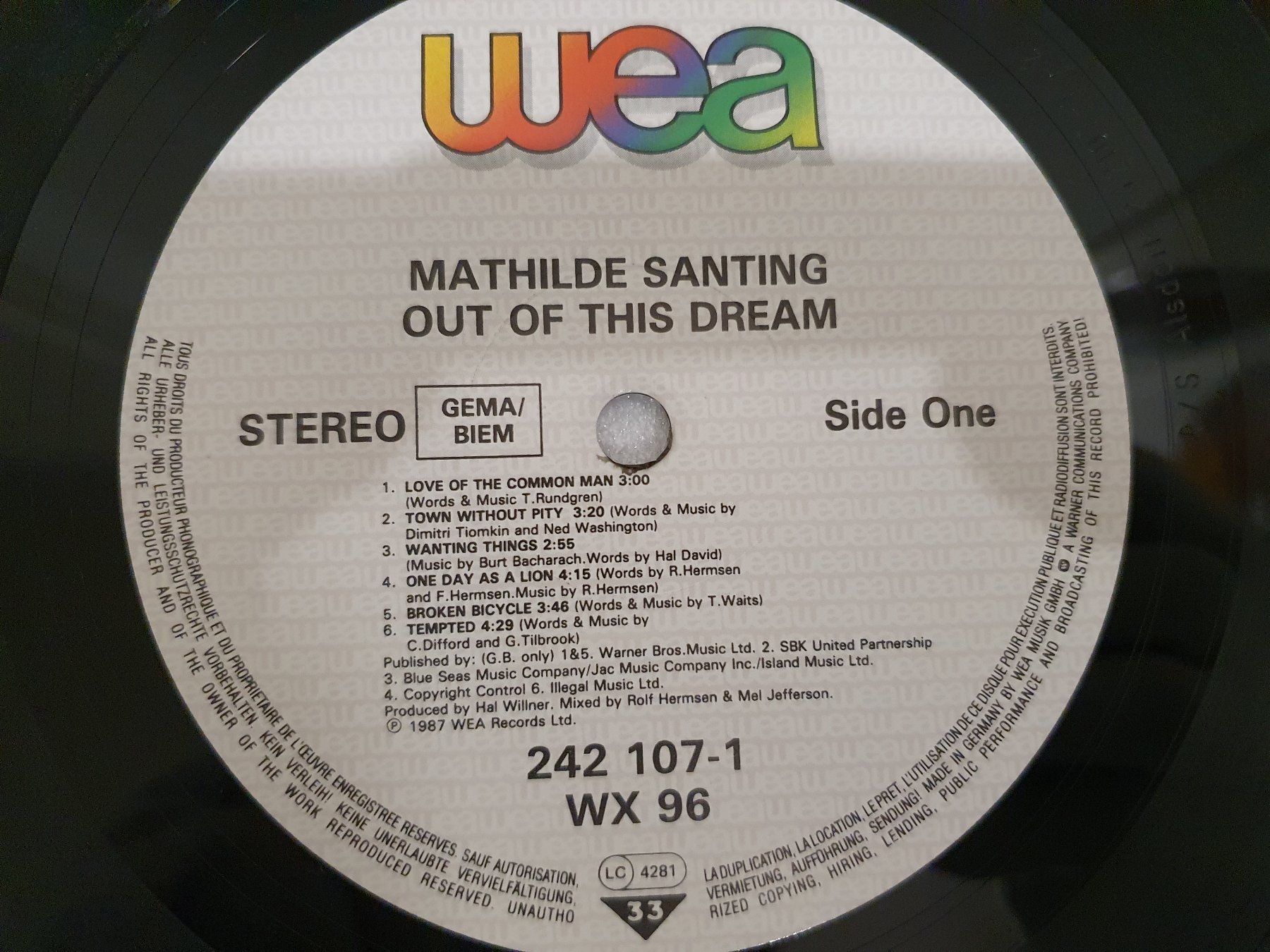 Dischi in vinile: Mathilde Santing – Out Of This Dream – Usato da Uster venduto da Vinyl-Leidenschaft 4