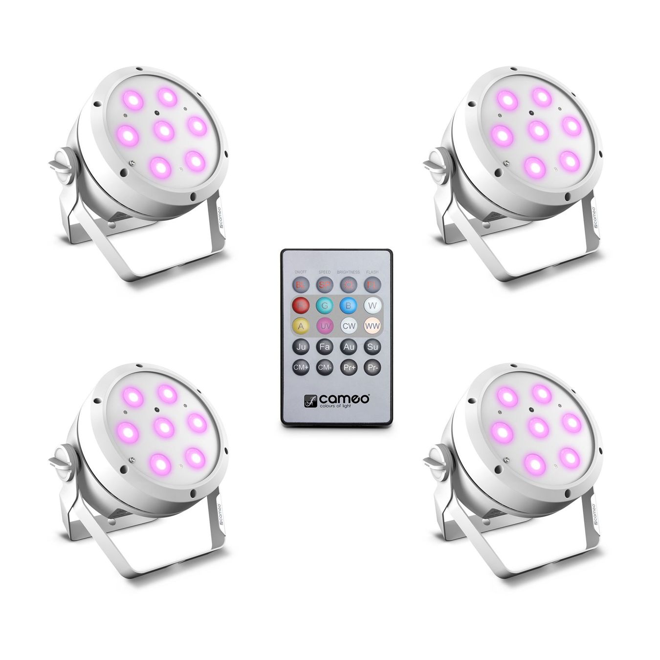 Illuminazione & Effetti luce: ROOT® PAR 4WH, 4 x CLROOTPAR4WH inkl. IR – Nuovo e nell'imballaggio originale da Däniken SO venduto da Profog1
