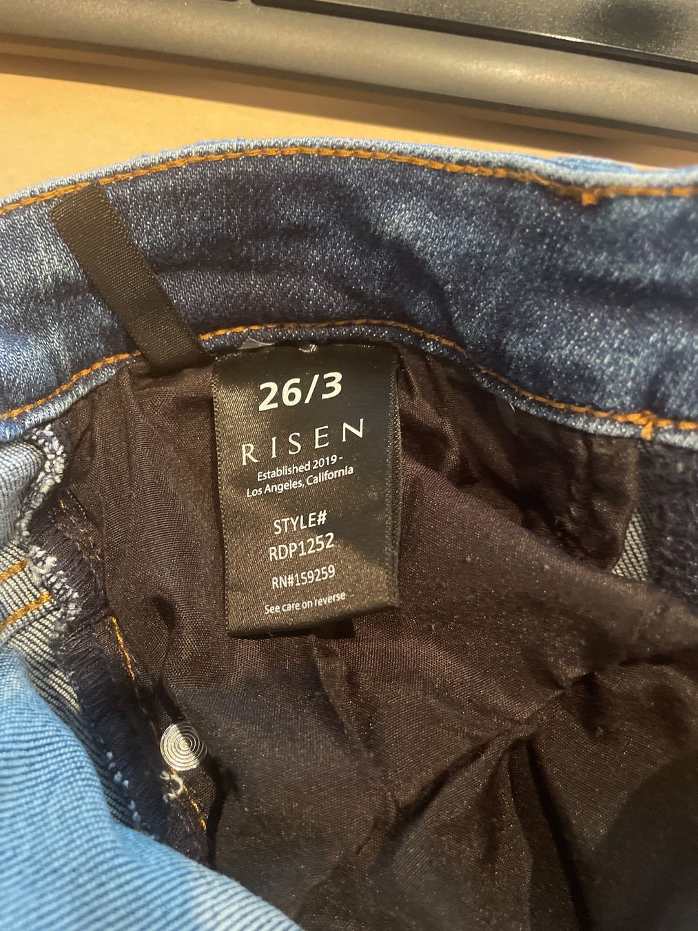 Hosen: Risen Damenjeans, Gr. 26/3, Bootcut, Destroyed Look – Neu (gemäss Beschreibung) aus Wollerau von Poschro68 2