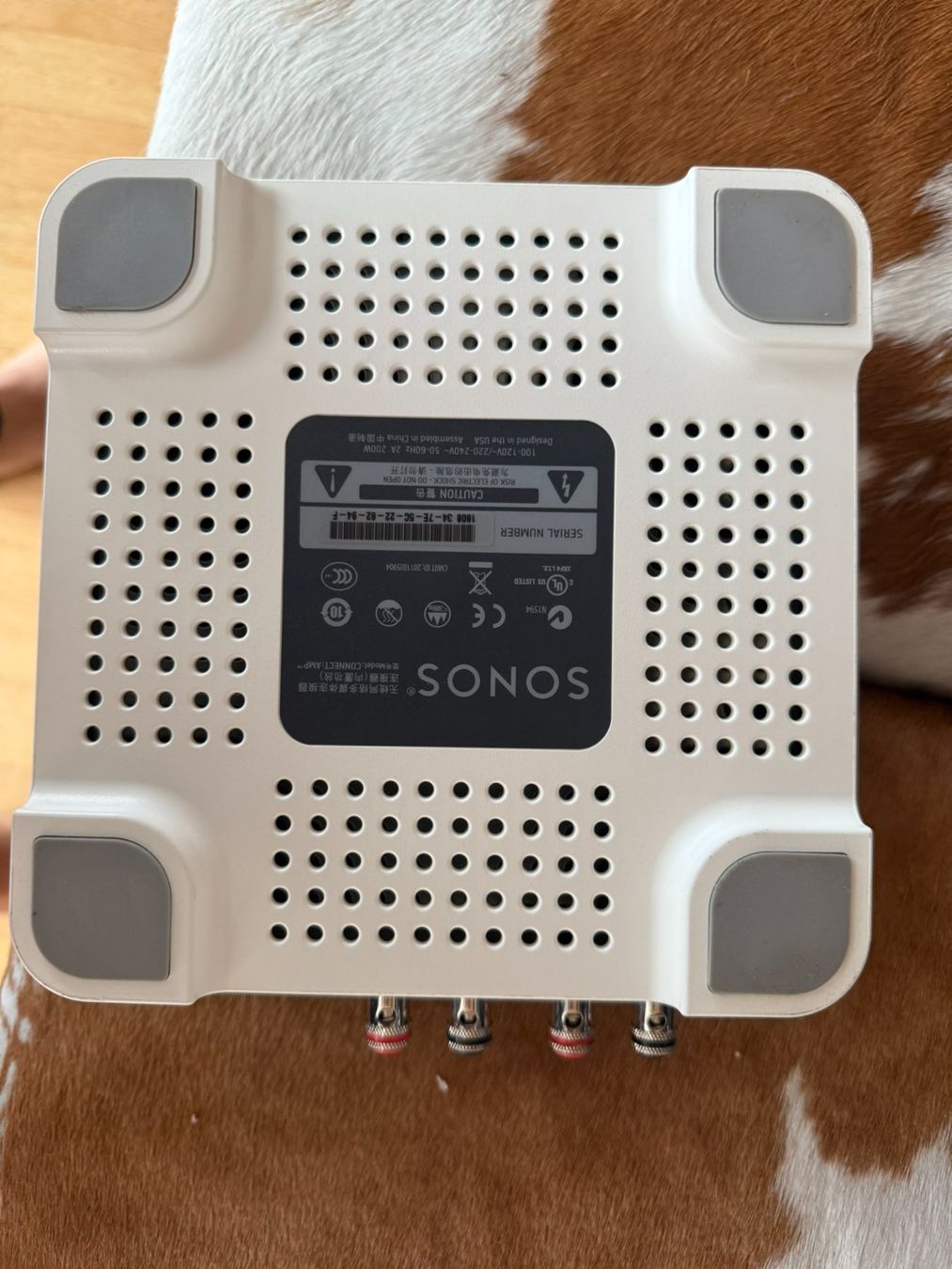 Sonos Verstärker: SONOS Connect Amp Streaming Vollverstärker – Gebraucht aus Islisberg von melbourne06 1