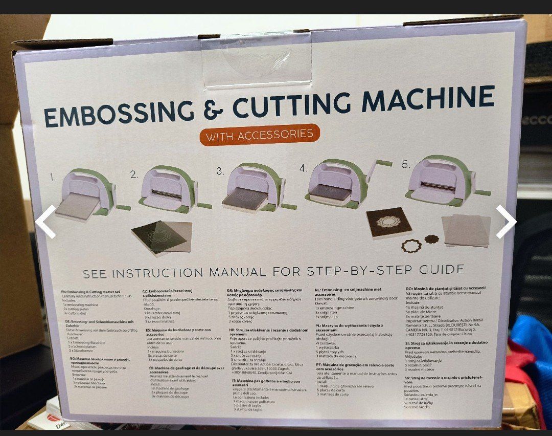Bastelsets: Stanz - und Embossing Machine mit Zubehör, neuwertig & kompl – Neu und originalverpackt aus Würenlingen von Striga 1