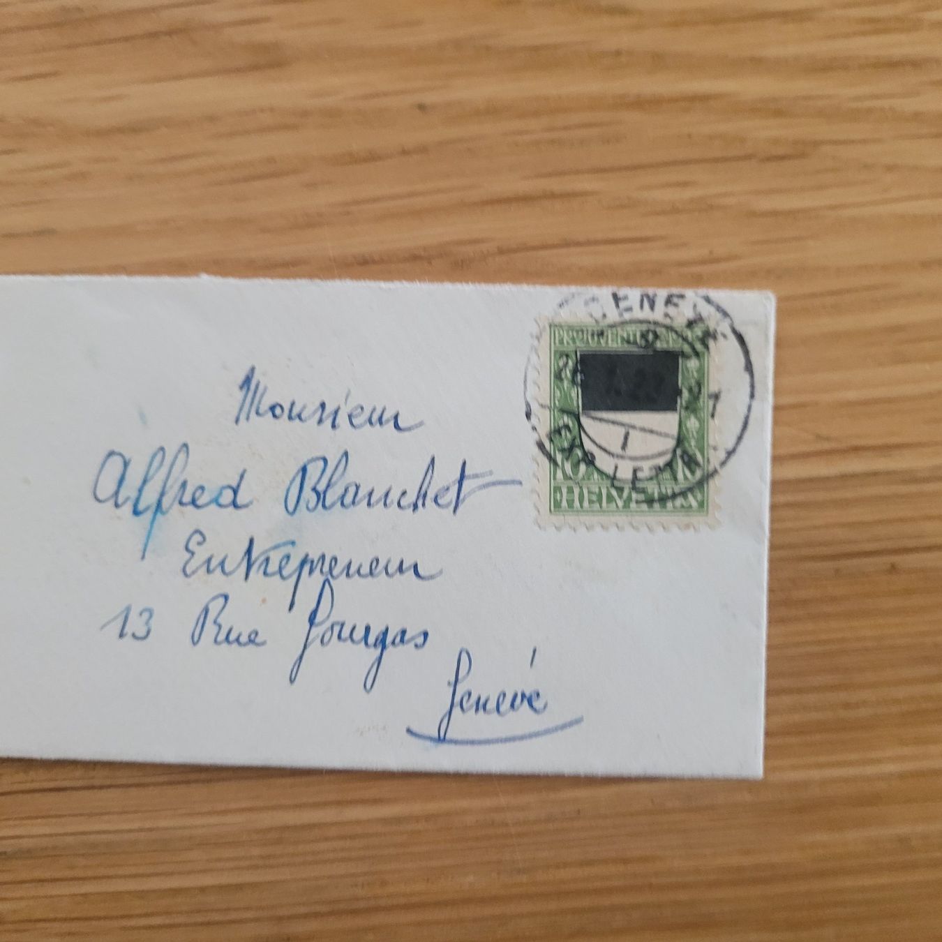 Alle Briefmarken: Dokument Genève 1923 Pro Juventute – Gebraucht aus Biel/Bienne von Destockweb