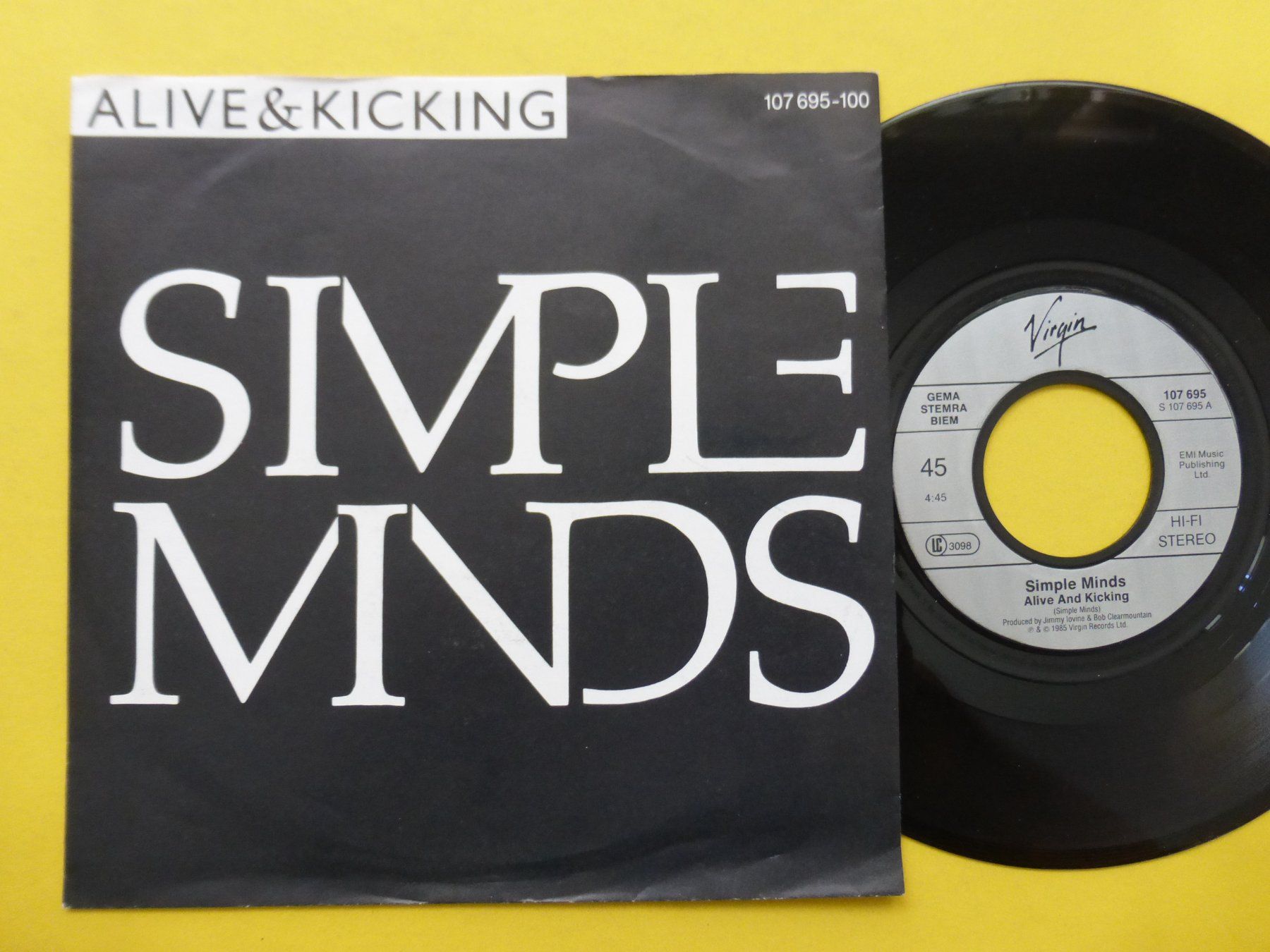Dischi in vinile: Simple Minds – Alive & Kicking – Usato da Zürich venduto da Swiss57