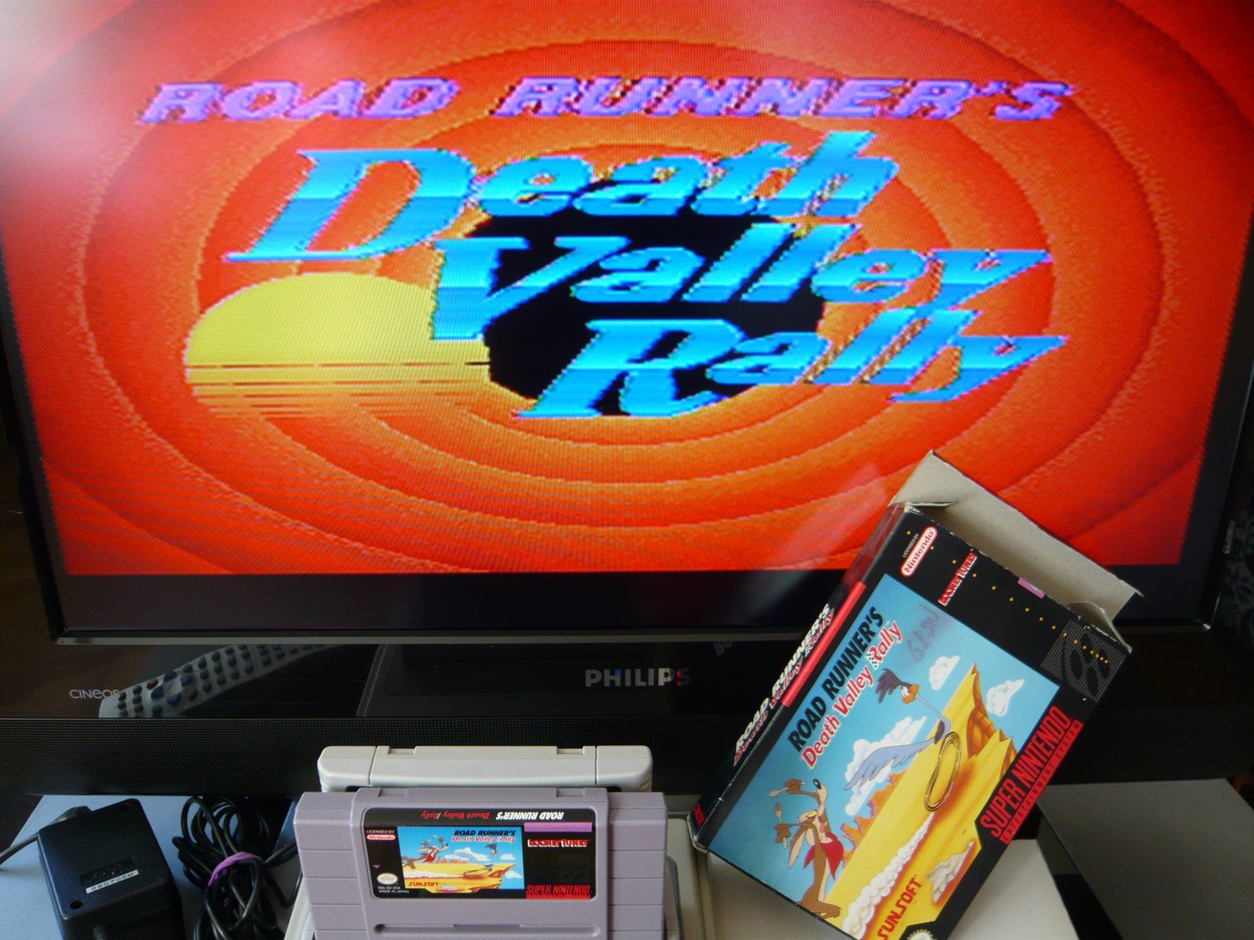Nintendo Giochi: SNES: - Road Runner's Death Valley Rally, avec Boîte – Usato da Onex venduto da Jaguar1986 1