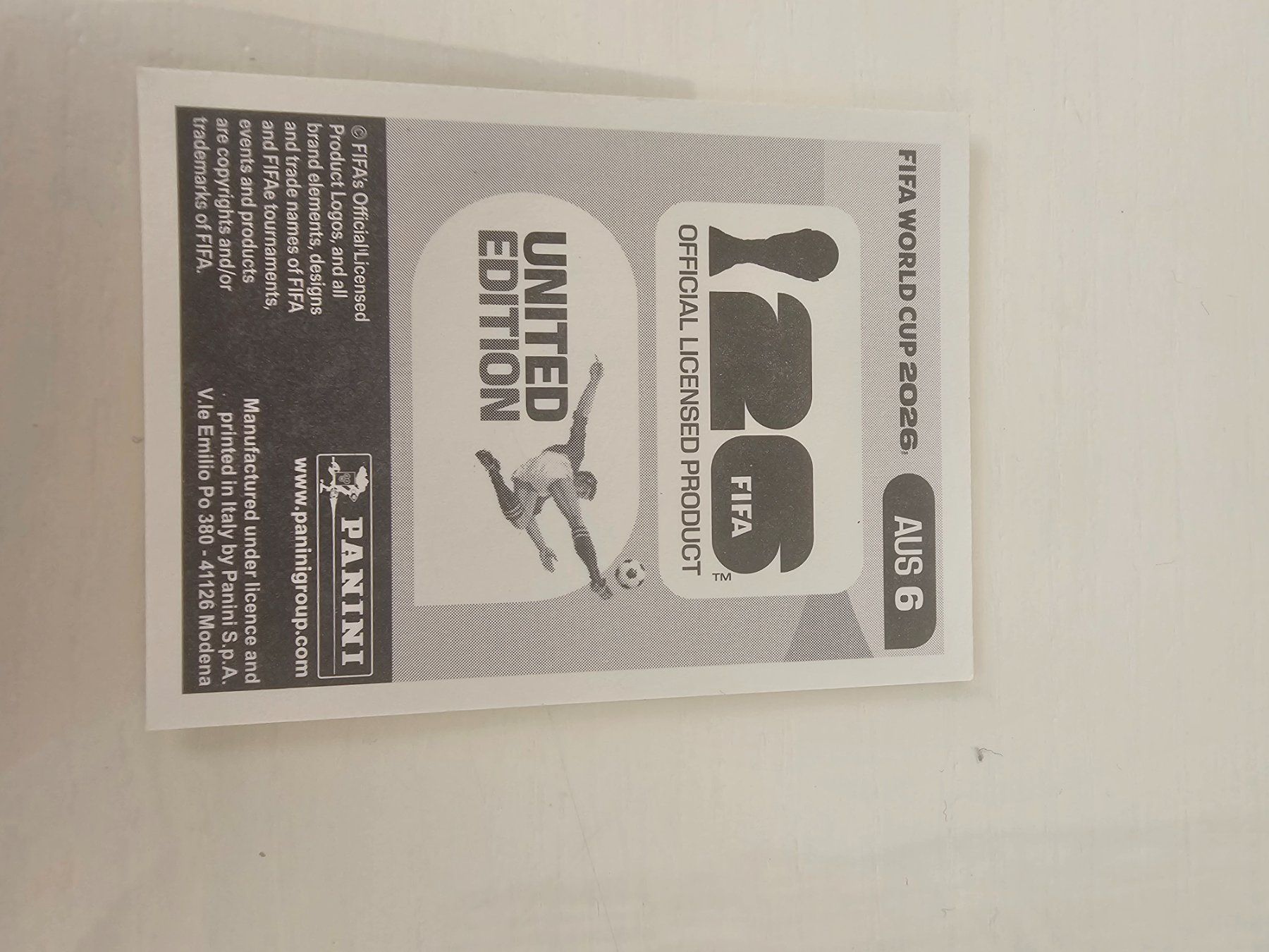 Panini Cartes à collectionner: AUS 6 – D'occasion à Pregassona par sig_6v2k 1