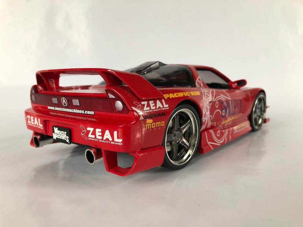 ◎希少：古い◎1/18☆2004・NSX白・マッスルマシーン：改造工場◇新品