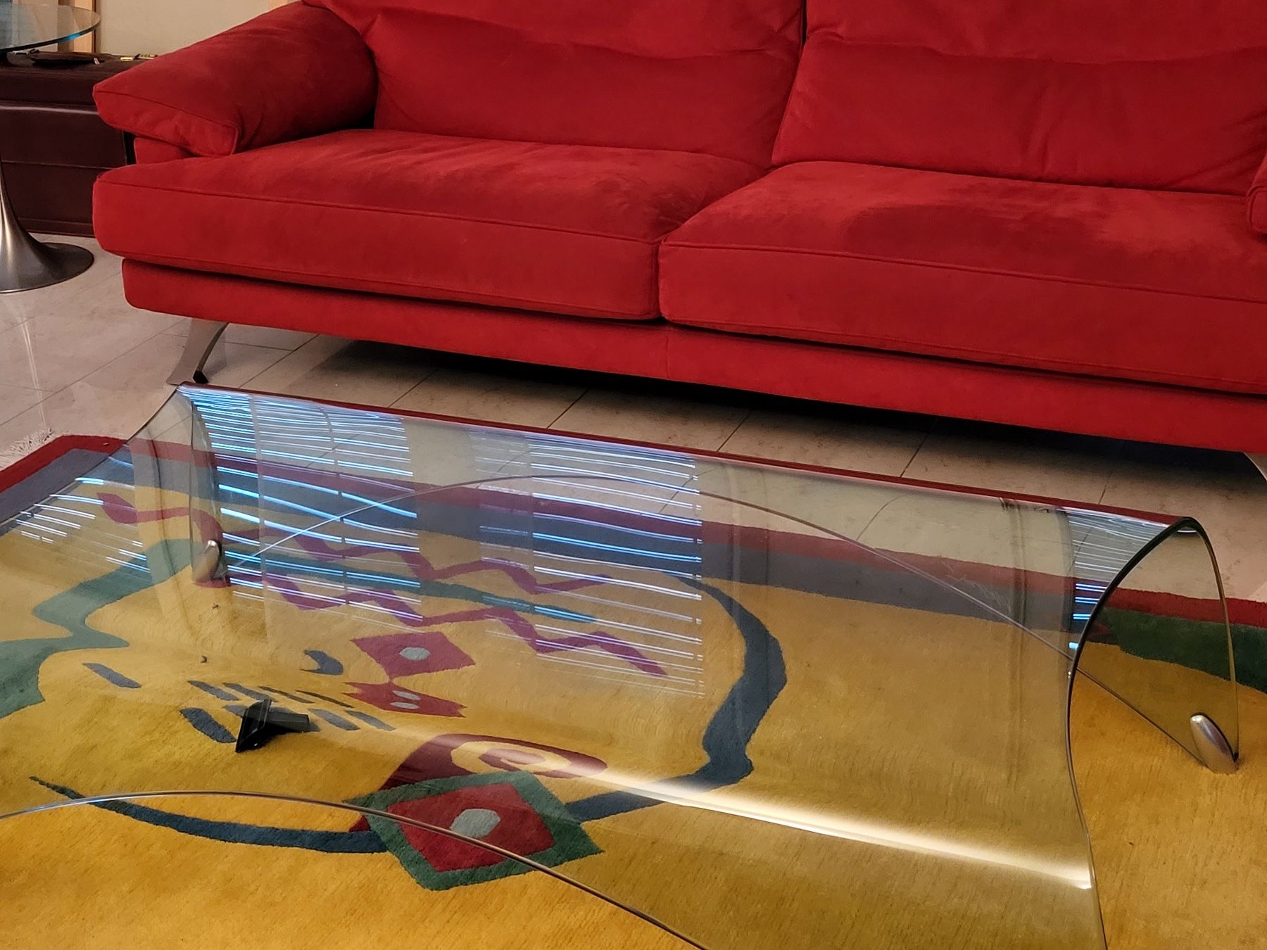 Tische: Superbe table de salon en verre signée. – Gebraucht aus Fribourg von chr_s7h9 2