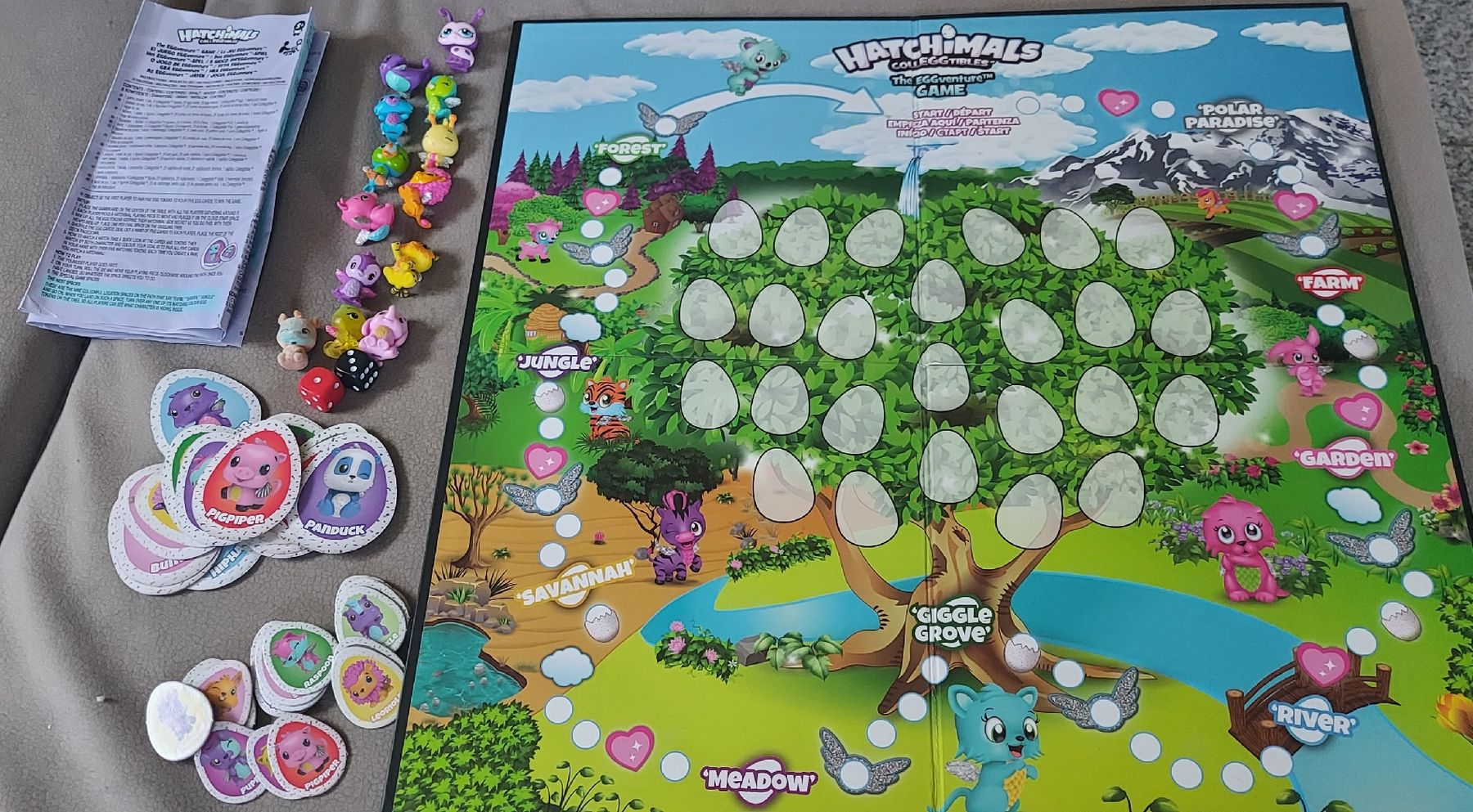Giochi: Hatchimals Eggventure Spiel mit 13 Figuren – Usato da Liestal venduto da swary007