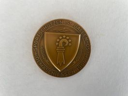 Medaille OLMA-Schiessen 1964, St. Gallen Ost, Sportschützen