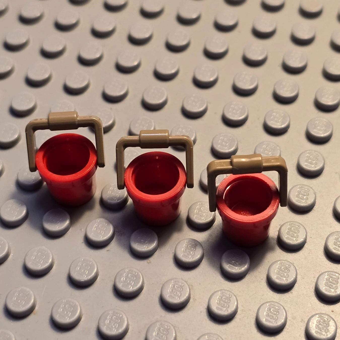 Lego Kit di costruzioni: Lego 3x Utensil Eimer mit Griff (95343+95344) – Nuovo (secondo la descrizione) da Basel venduto da Swi-7621