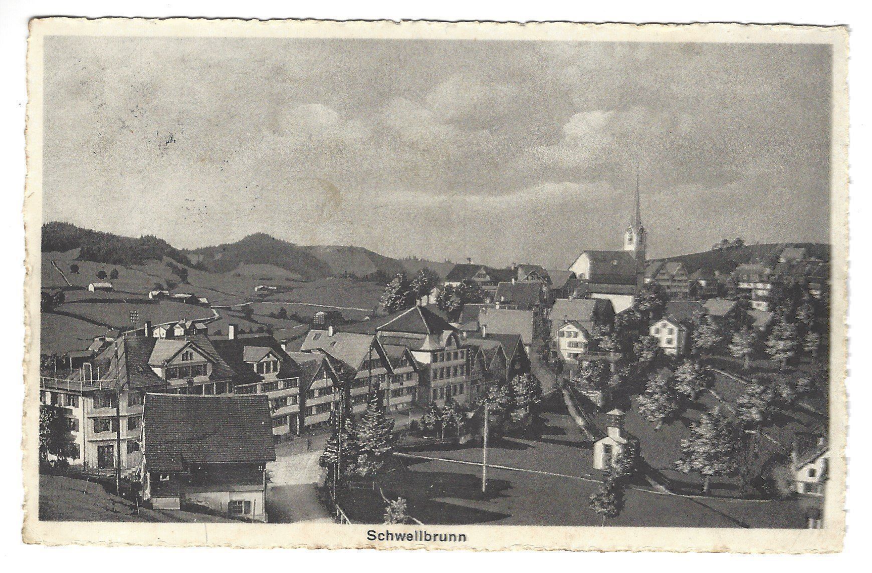 Cartoline postali: Schwellbrunn Appenzell Ausserrhoden – Usato da Frauenfeld venduto da Astra13