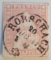 Strubel 24F mit Attest Kat. 450 + Papierabart
