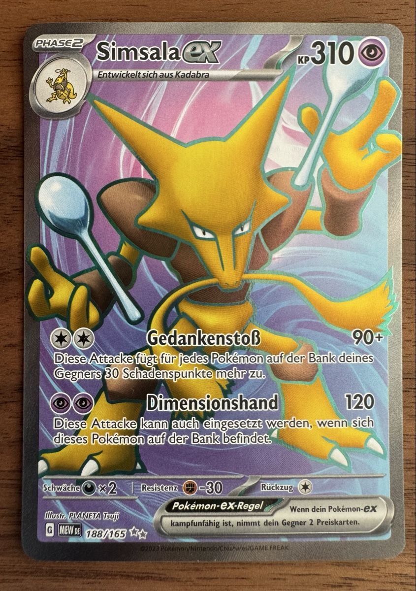 Cartes: Pokémon Karte, Simsala ex – Neuf (Voir description) à Stansstad par dug_8drx