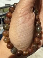 Edles Rutilquarz Stretch-Armband in Bunt (Ø 8mm)