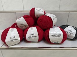 Strickgarn Merino, LANG . Wolle.