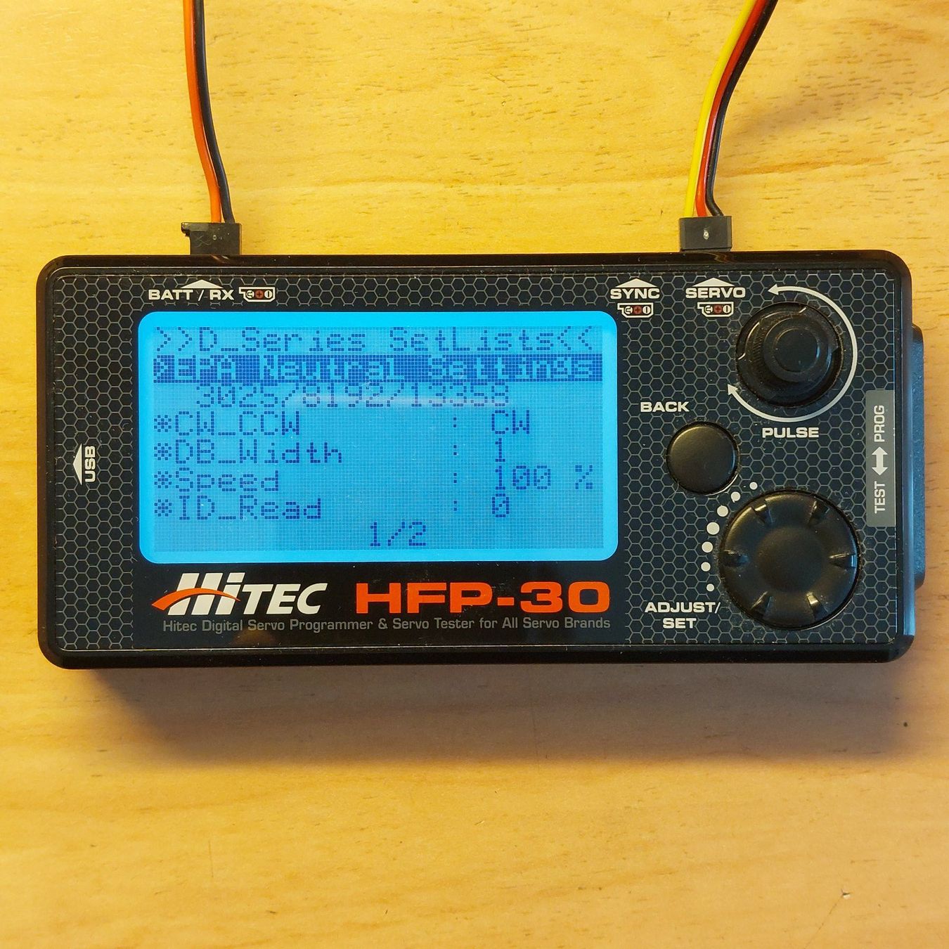 Modellismo RC: Hitec HFP-30 Programmateur de servo/Servoprogrammiergerät – Usato da Bernex venduto da boys64 1