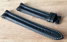 Original Vintage OMEGA Speedmaster 18mm Lederarmband NEU