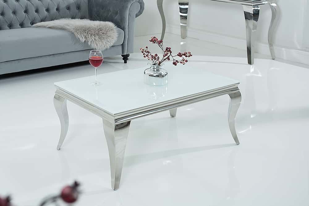 Tische: COUCHTISCH Barock Salontisch Silber – Neu (gemäss Beschreibung) aus Sulgen von eytsh