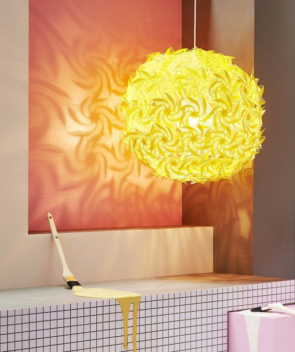 Ikea Lampadari & plafoniere: Hängeleuchte IKEA gelb – Nuovo e nell'imballaggio originale da Grossdietwil venduto da GNOM313 1