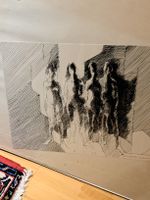 Radierung  von paul nussbaumer 30.10.72, Rarität