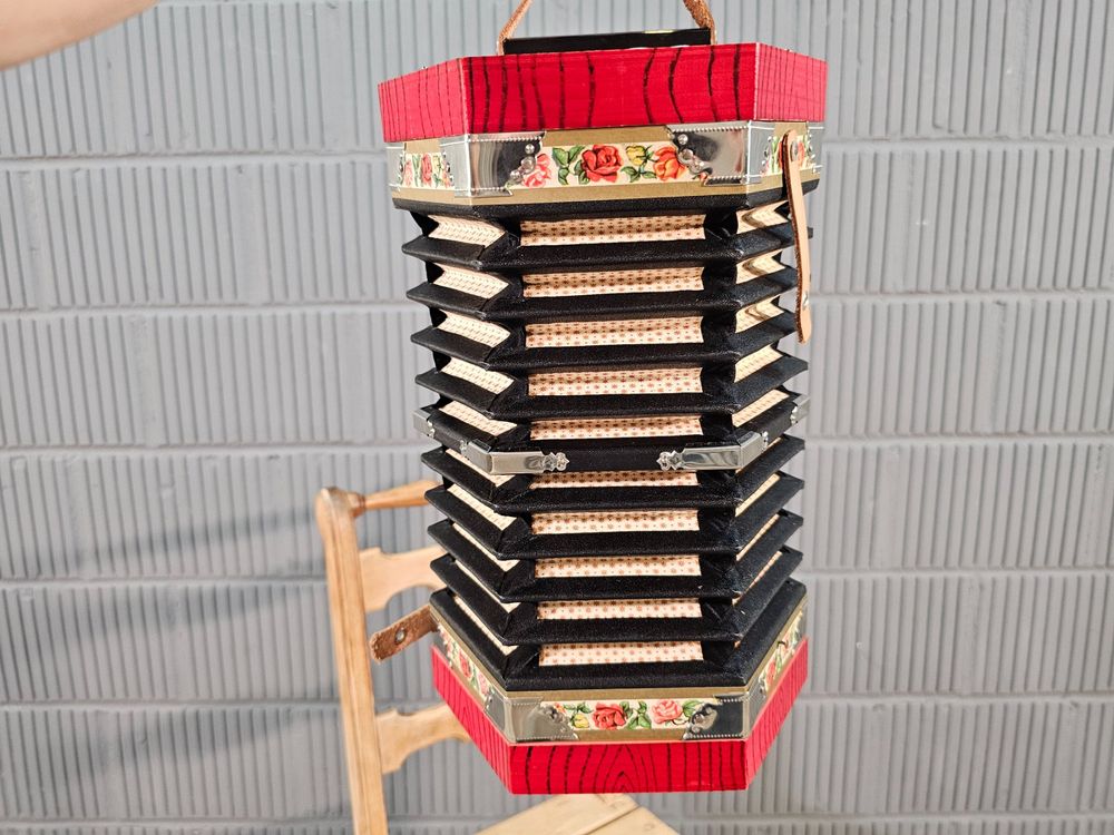 Klingenthal DDR Concertina Handorgel kleines Akkordeon 1980s (Gebraucht ...