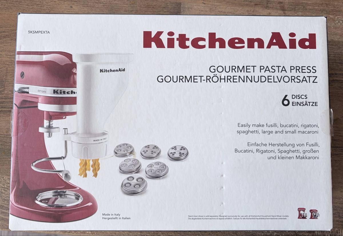 Kitchenaid Elettrodomestici da cucina: Kitchen Aid Pasta Zubehör – Nuovo e nell'imballaggio originale da Hombrechtikon venduto da AvatariusMaximus