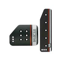 Sparco Pedalset für Automat Modell settanta schwarz NEU