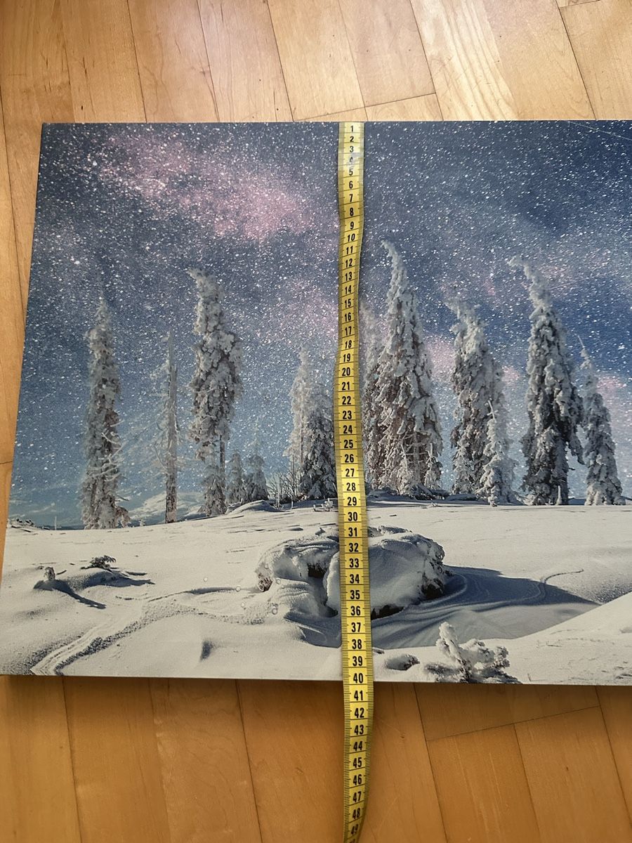 Foto & Immagini: LED Leinwandbild Winterlandschaft beleuchtet – Usato da Altendorf venduto da Eastwick4 1