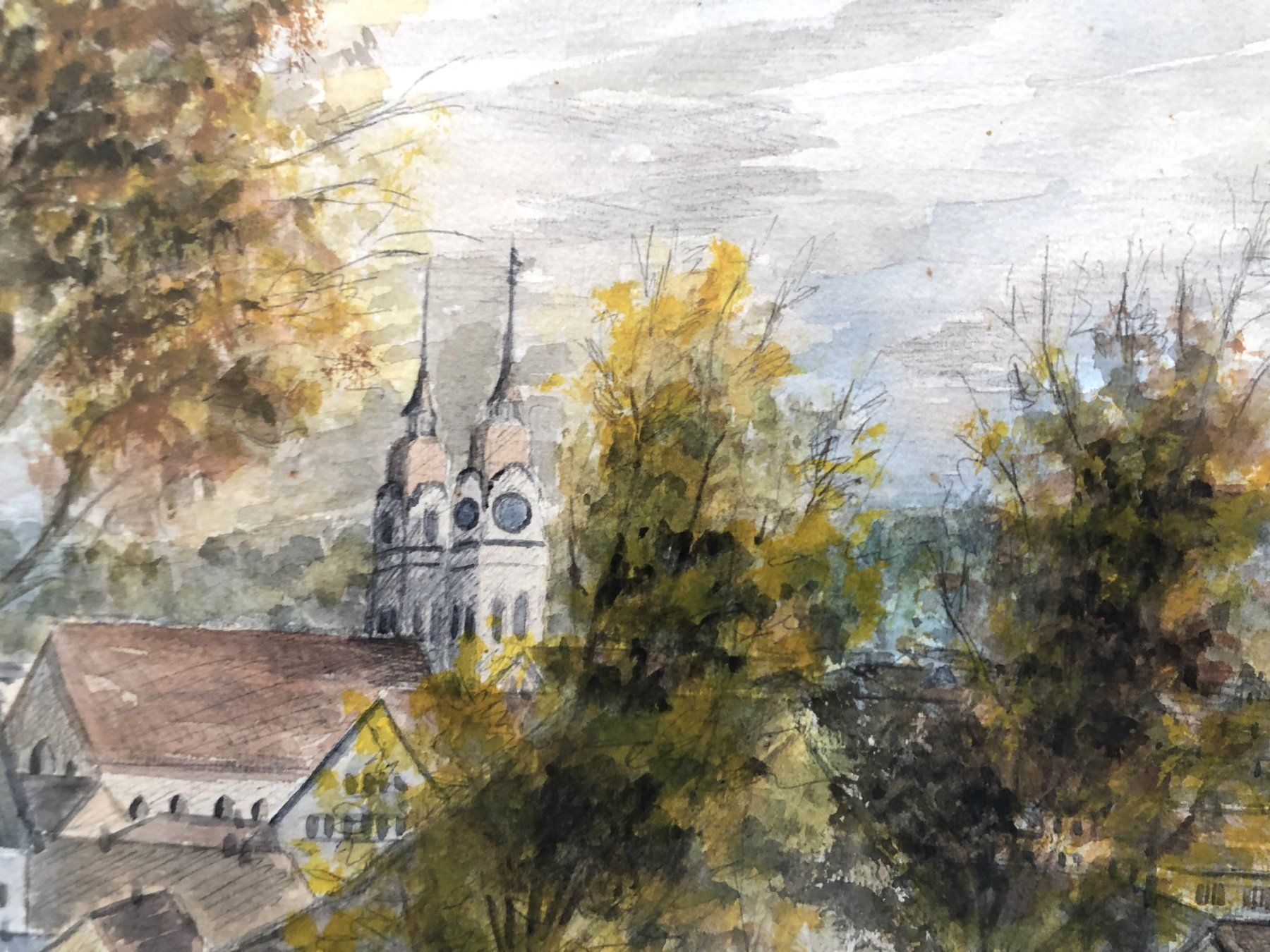 Dipinti: Gemälde - Aquarell - signiert Ziegler – Usato da Schaffhausen venduto da durruti 2