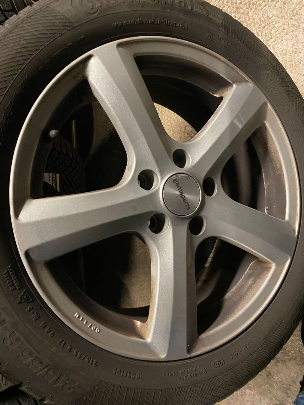 Gamaparts Cerchioni: Jantes Gamaparts 7x17 ET37 – Usato da Collombey venduto da garage-udressy 2