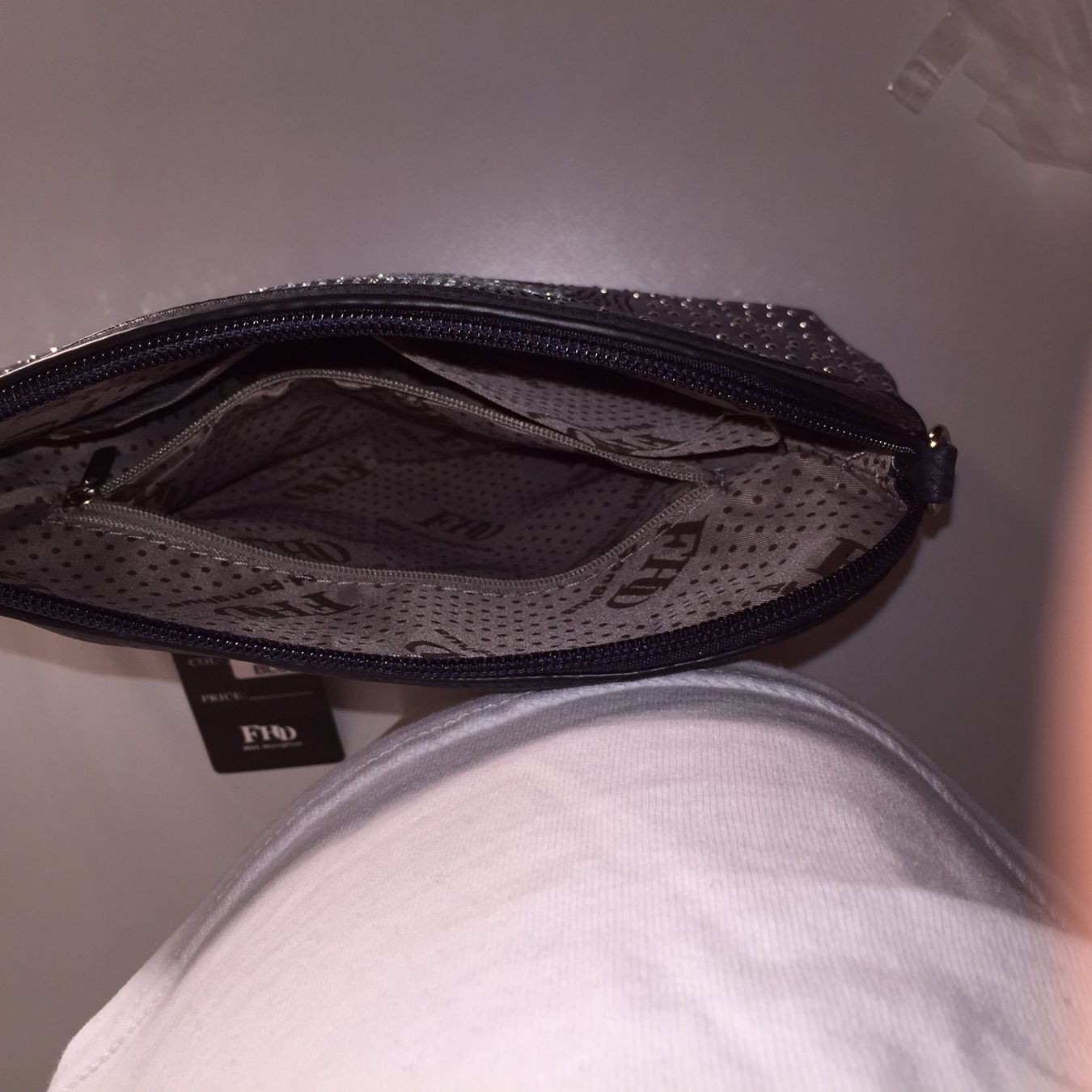 Borse da donna: Handtasche mit Strasssteine und Skull Dunkelblau – Nuovo (secondo la descrizione) da St.Gallenkappel venduto da RocknSkull 4