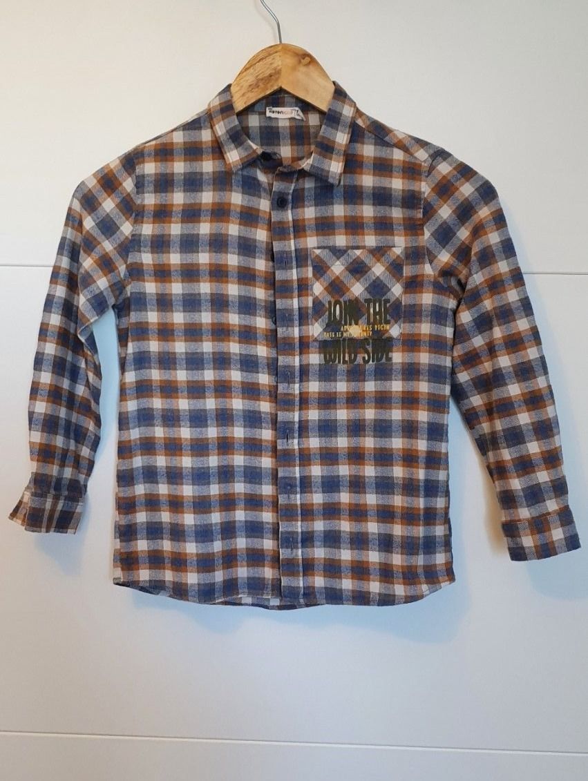 Hemden, T-Shirts & Polos: Chemise à carreaux  122/128 – Gebraucht aus Prilly von RoDyRe