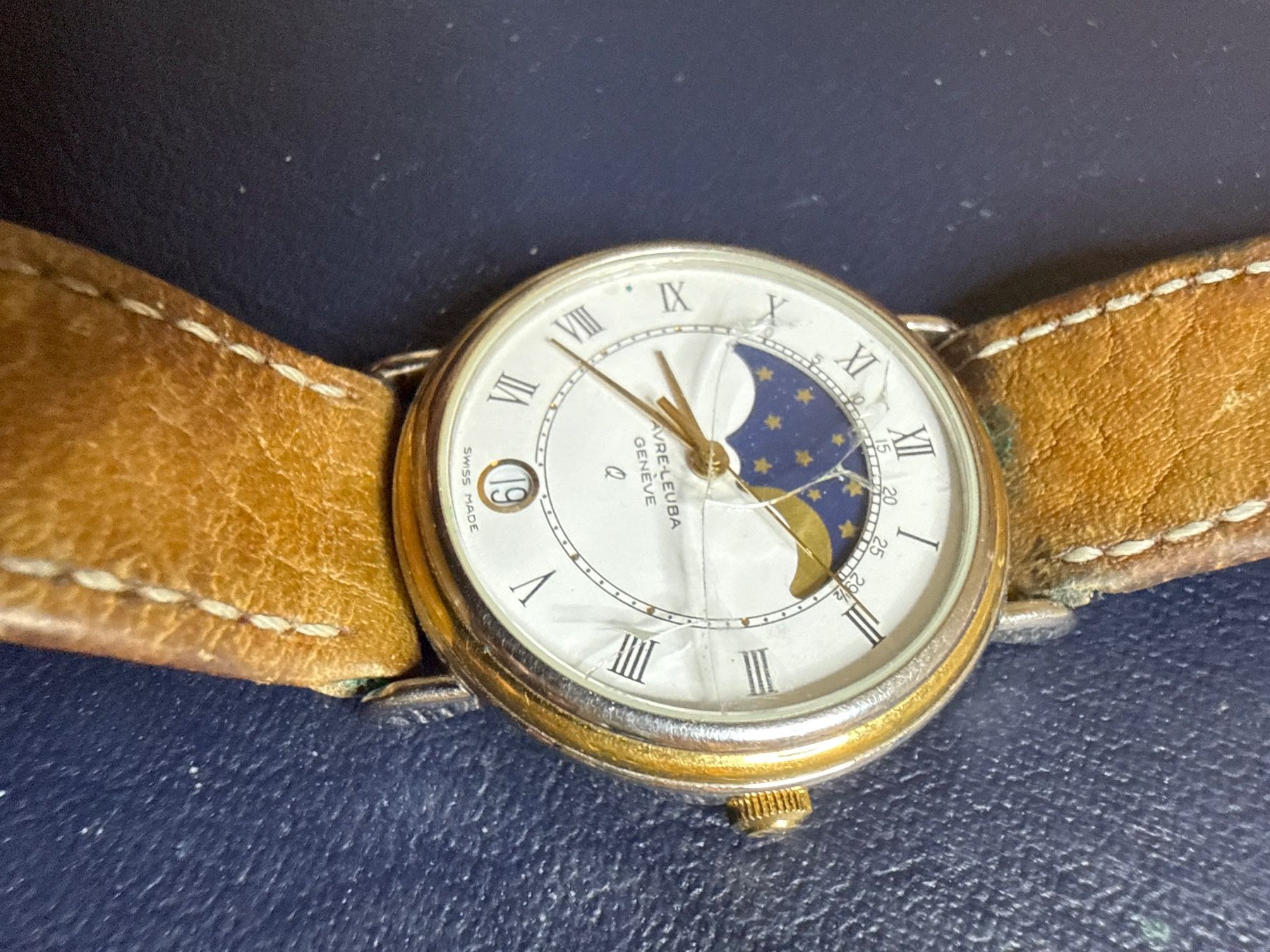 Favre Leuba Orologi: Favre Leuba Mondphase 32 mm – Usato da Pfeffingen venduto da Allhandelklgwatches 1