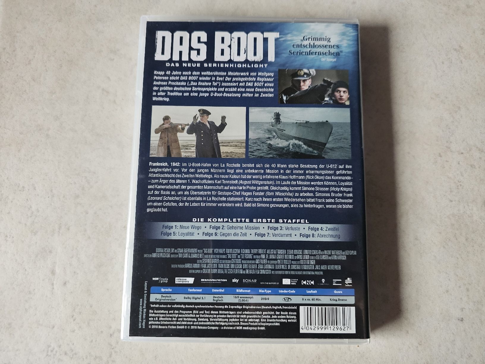 Tous les DVDs: Das Boot  -  Staffel 1  – D'occasion à Schneisingen par backstore24 1