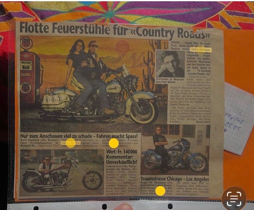 Altro: Harley Davidson – Usato da Birr venduto da Vintage-Liebhaber 9