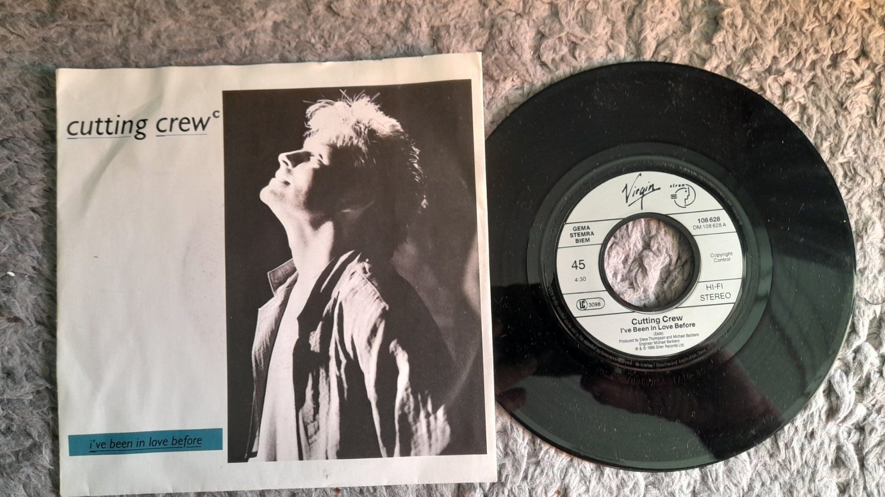 Schallplatten: CUTTING CREW     I'VE BEEN IN LOVE BEFORE    7 VINYL SINGLE – Gebraucht aus Wetzikon ZH von Ramones01