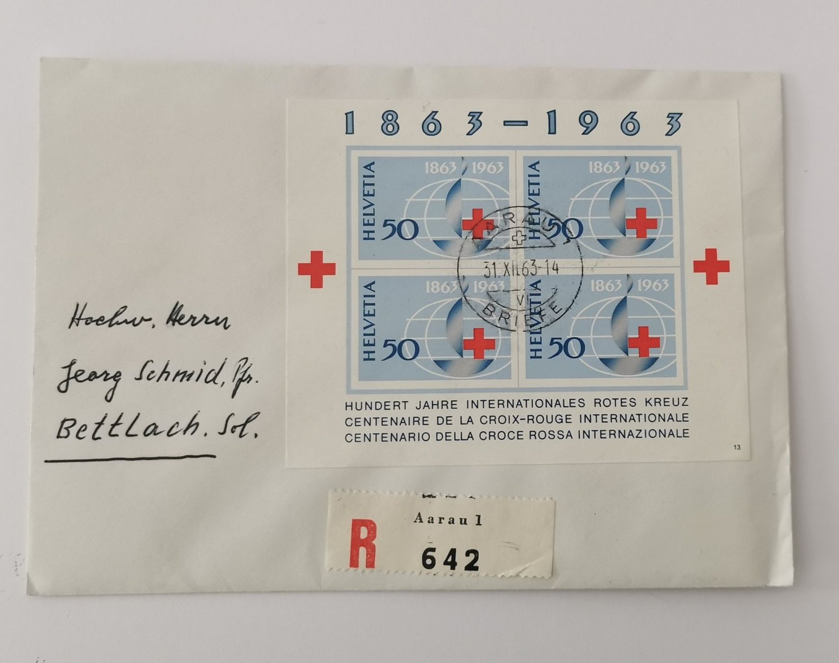 Tous les timbres: 1963 – D'occasion à Aadorf par Chnorli-Furz