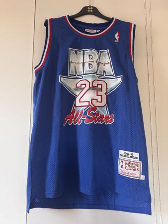 Maillot NBA Mitchell & Ness Michael Jordan bleu taille L