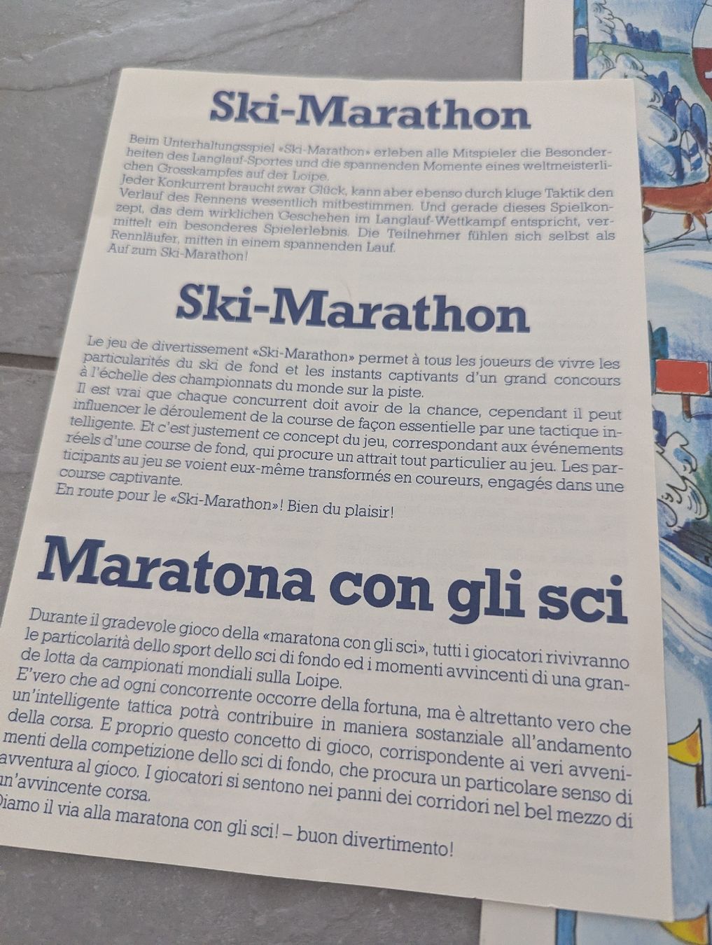 Giochi: Ski Marathon - Gesellschaftsspiel  – Usato da Kirchberg BE venduto da Swoosh 2
