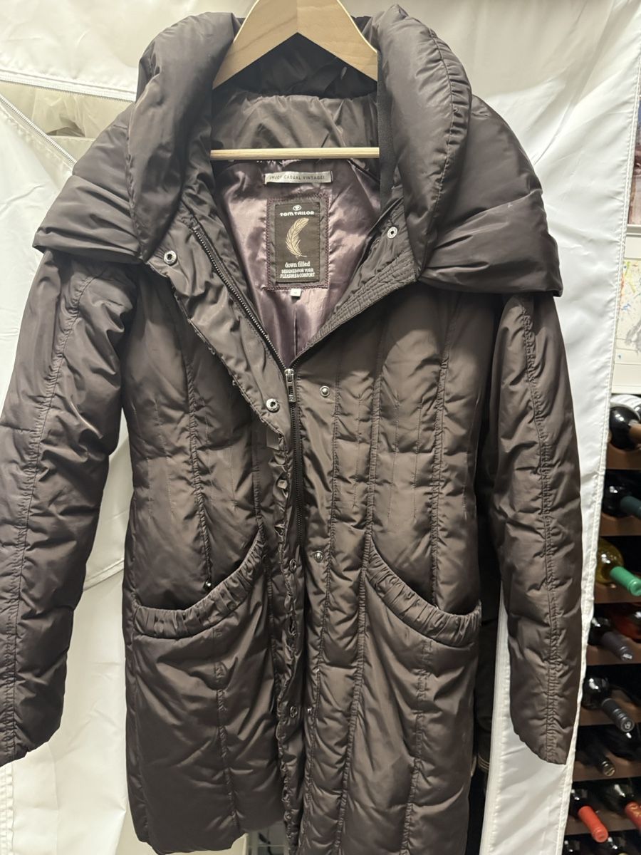 Tom Tailor Cappotti: Daunenmantel von Tom Tailor, Grösse S brown – Usato da arbon venduto da dakin