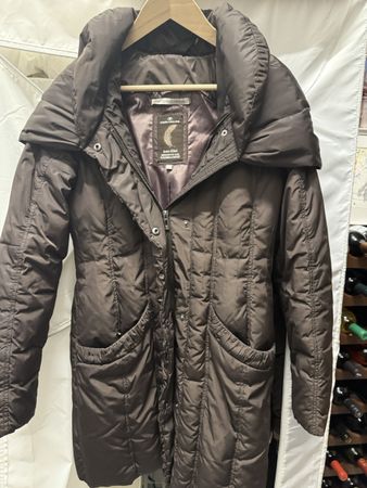 Daunenmantel von Tom Tailor, Grösse S brown