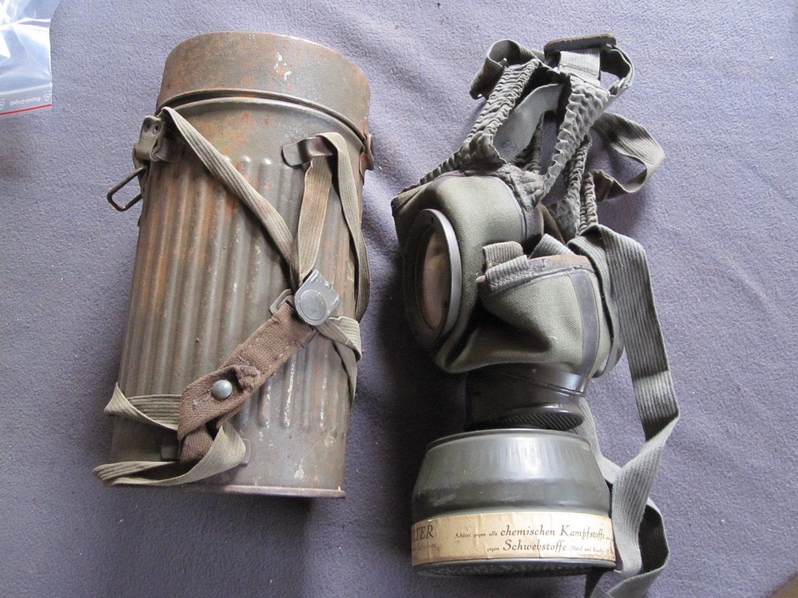 Uniformi: Deutsche Gasmaske 2. W.K original – Usato da Worb venduto da Santosdumont 5