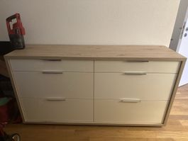 Kommode Eiche Nachbildung mit 6 Schubladen gute Zustand