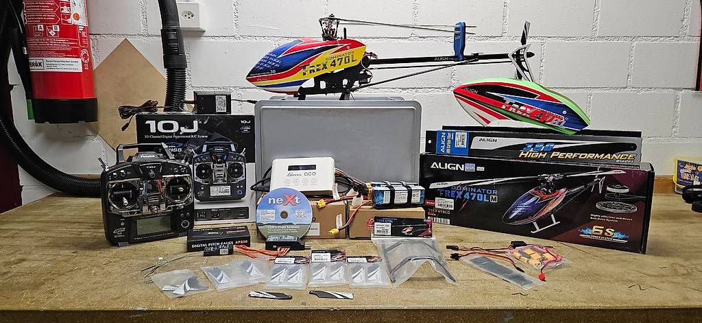 RC Kits de montage: Align T-REX 470lm Dominator super combo  – D'occasion à Erstfeld par gia_wjf6