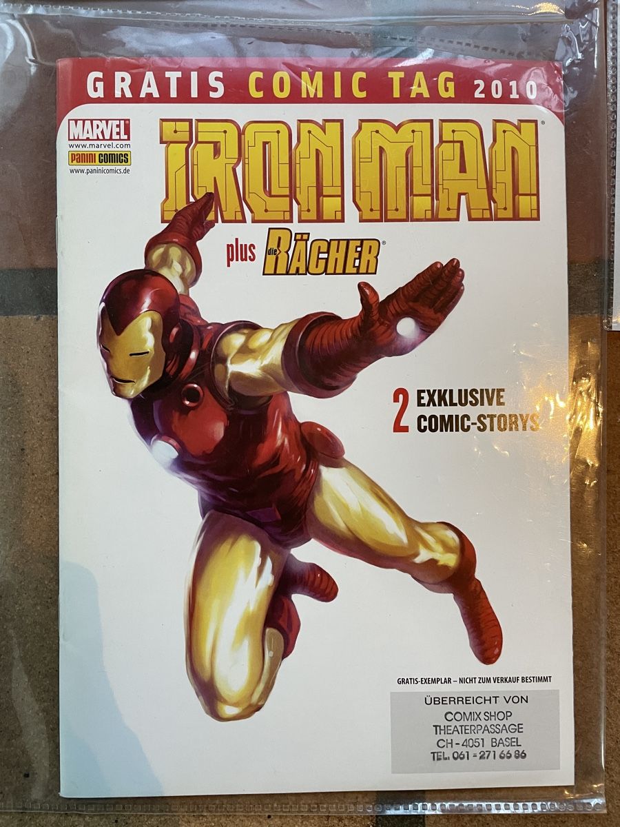 Fumetti: Iron Man Comic Gratis Comic Tag 2010 Marvel Rächer! – Nuovo (secondo la descrizione) da Zunzgen venduto da Blueberry87