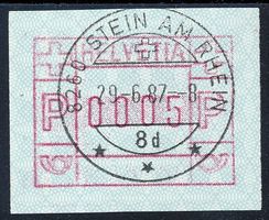 ATM 7III d Rotlila frühes Frühdatum 29.06.1987