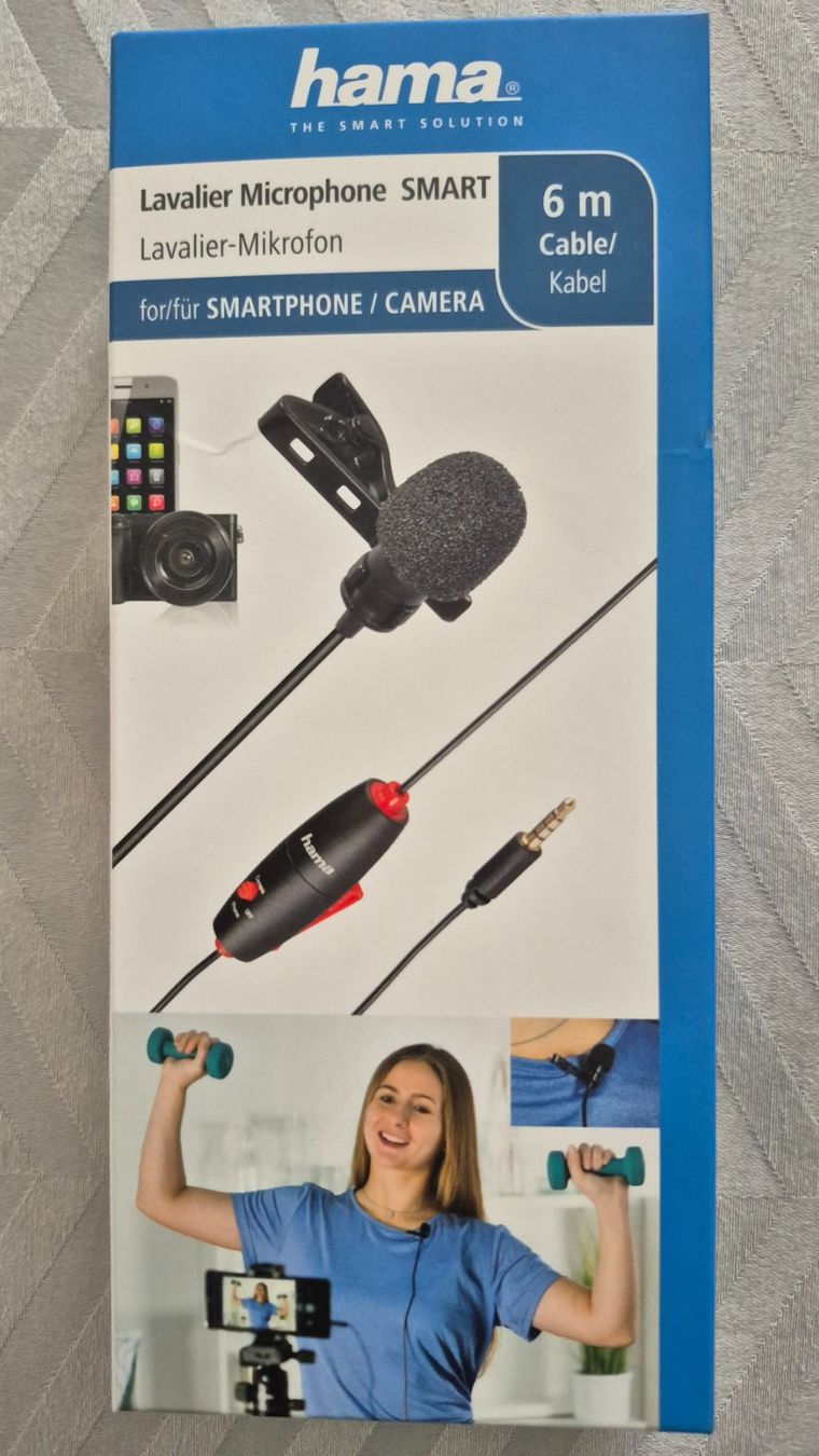 Hama Microfoni: HAMA Lavalier Microphone Smart – Nuovo e nell'imballaggio originale da Villars-sur-Glâne venduto da snacks01