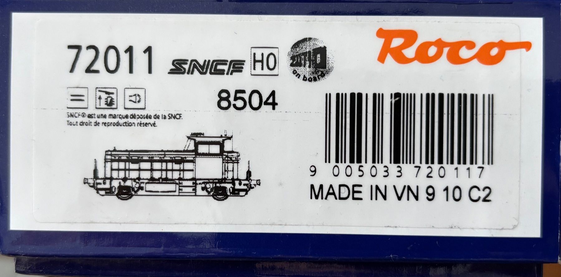 Roco Modellini di ferrovie: Roco 72011 SNCF Rangierlok mit Digitalkupplung – Nuovo e nell'imballaggio originale da Schinznach-Dorf venduto da Rur25 1