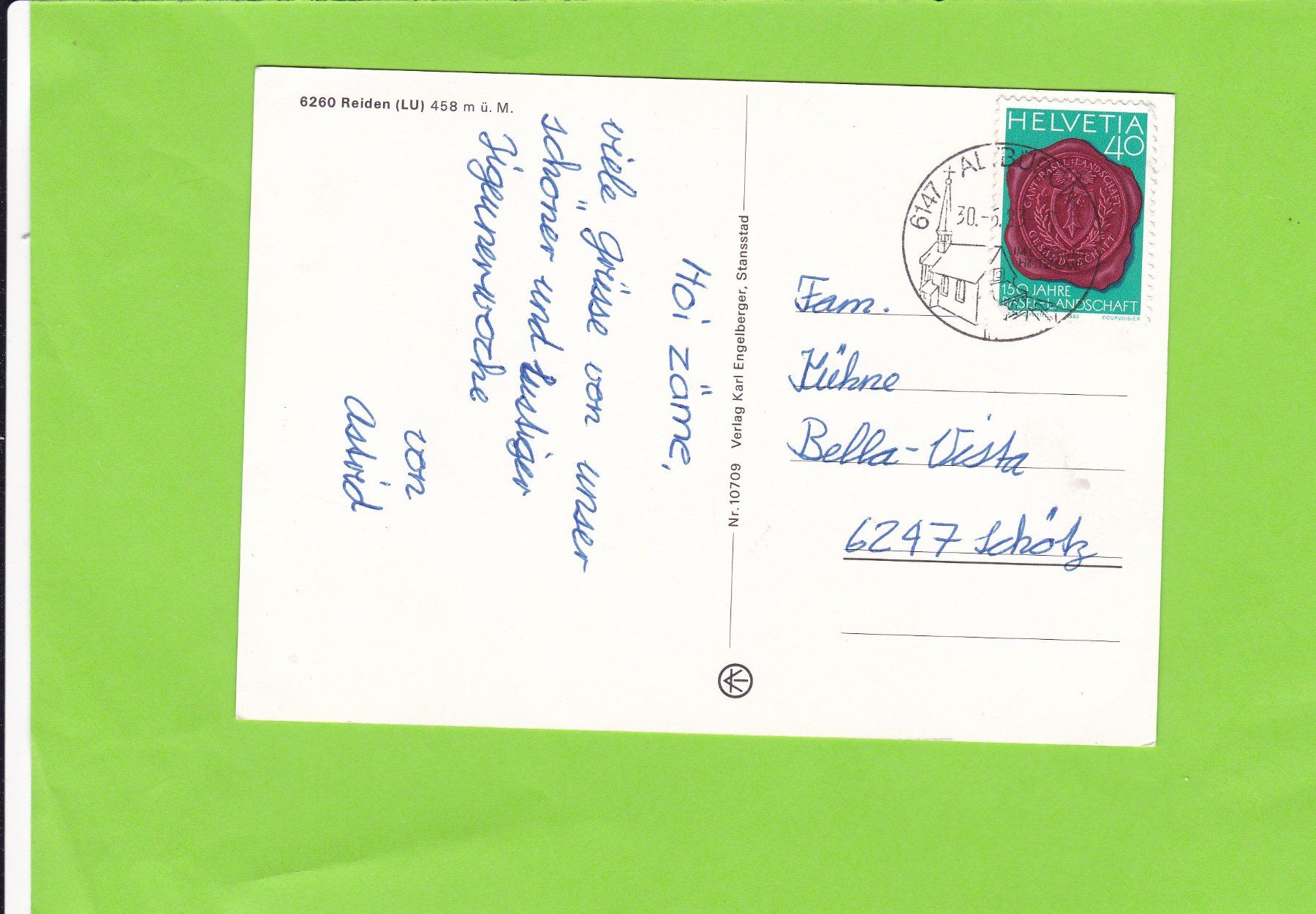 Cartes postales: Reiden LU – D'occasion à St. Peterzell par neckertal 1