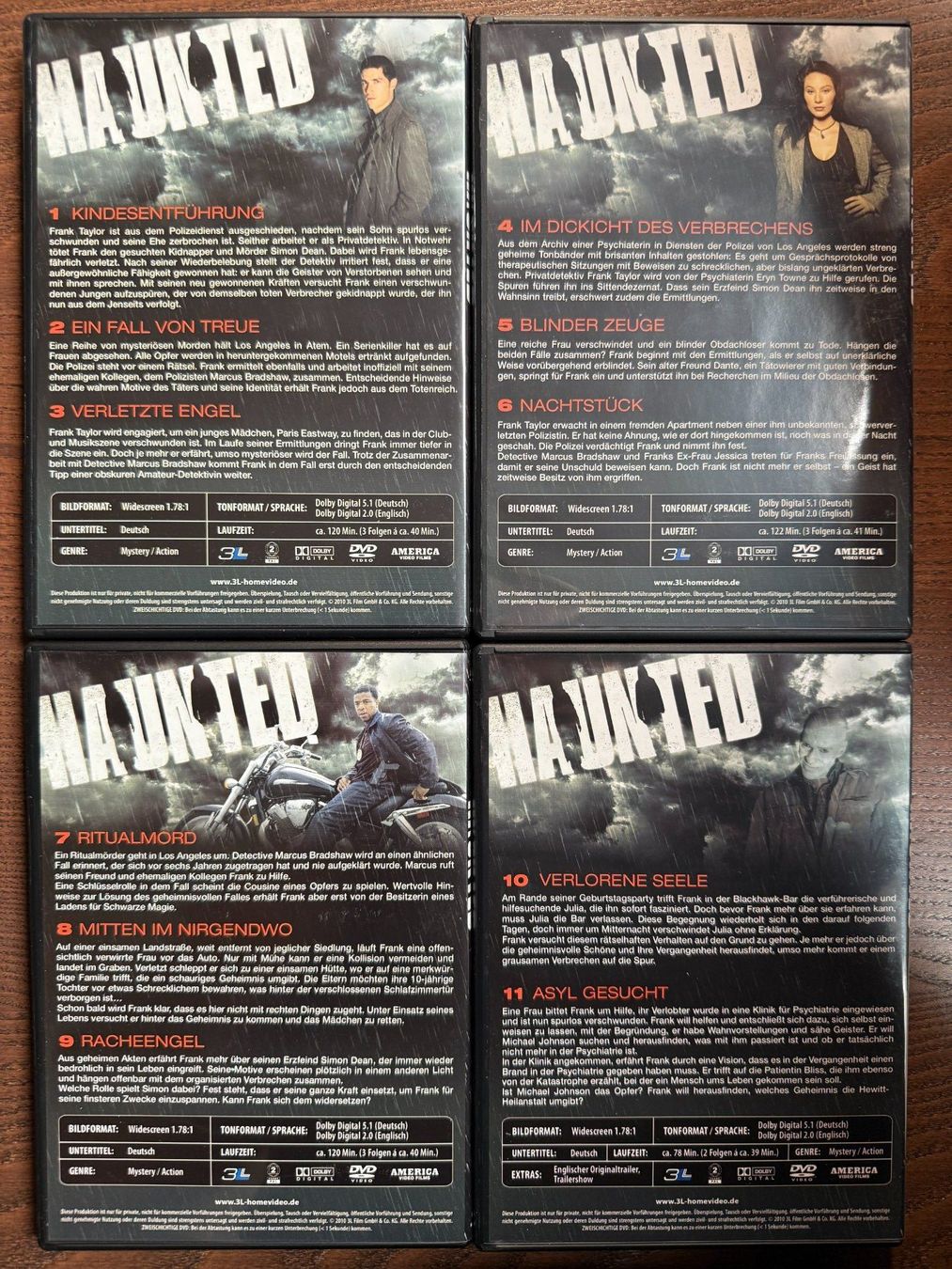 Tutti i DVDs: Haunted - Komplette Serie (2002) – Usato da Zürich venduto da FilmFreunde 3